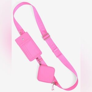 FABLETICS Modular Crossbody Clip Bag in “Electric Rose”